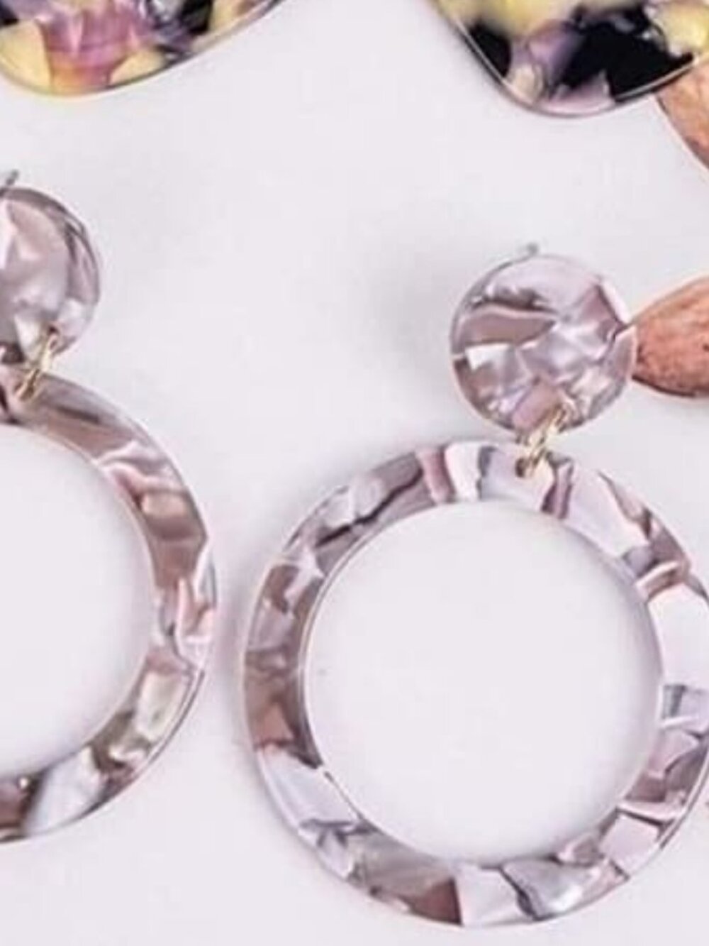 Marble_Acrylic Dangle